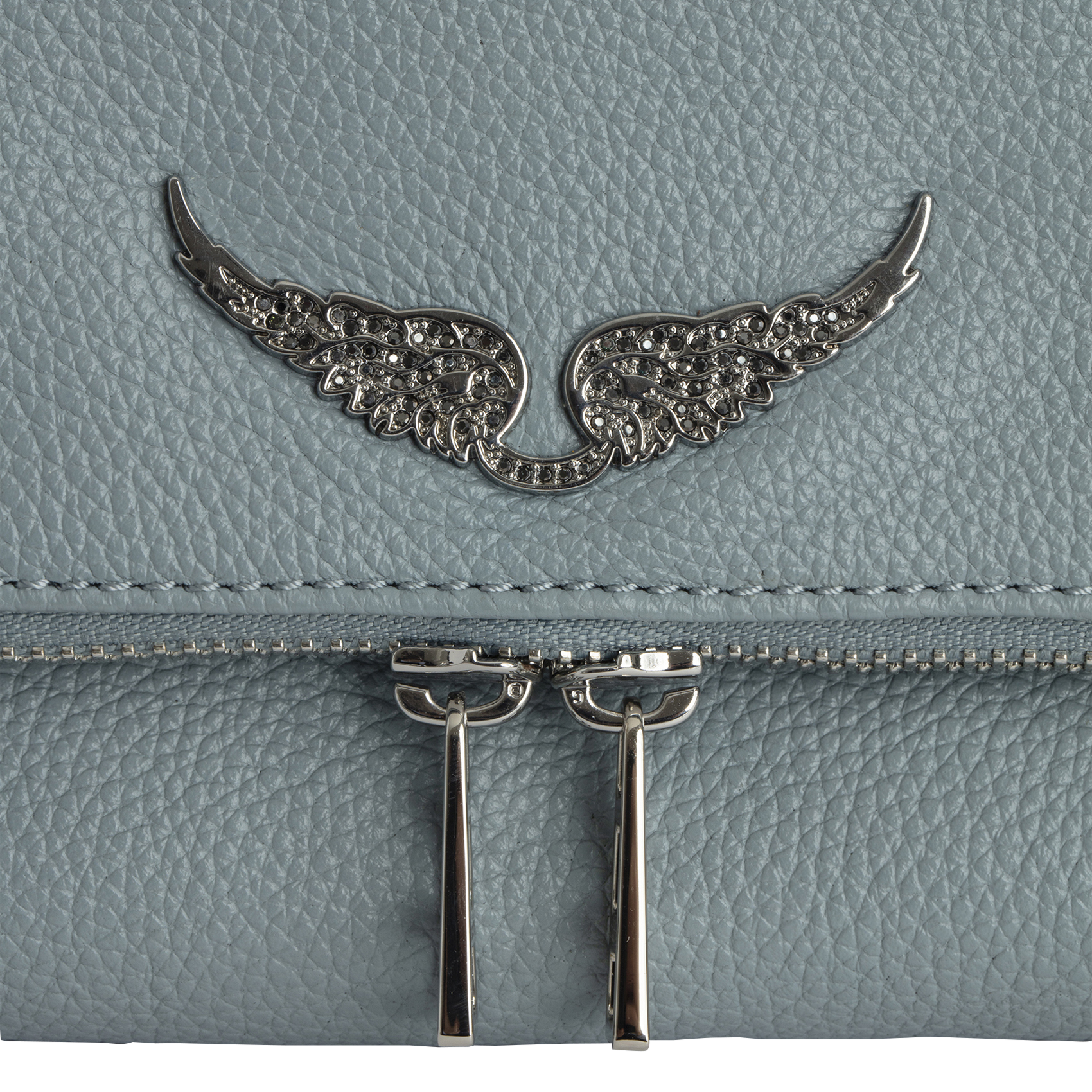 ROCKY - Sac bandoulière en cuir | Gris