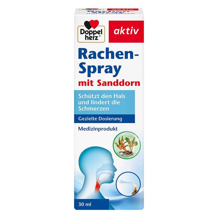 Doppelherz Rachen-Spray mit Sanddorn, 30 ml