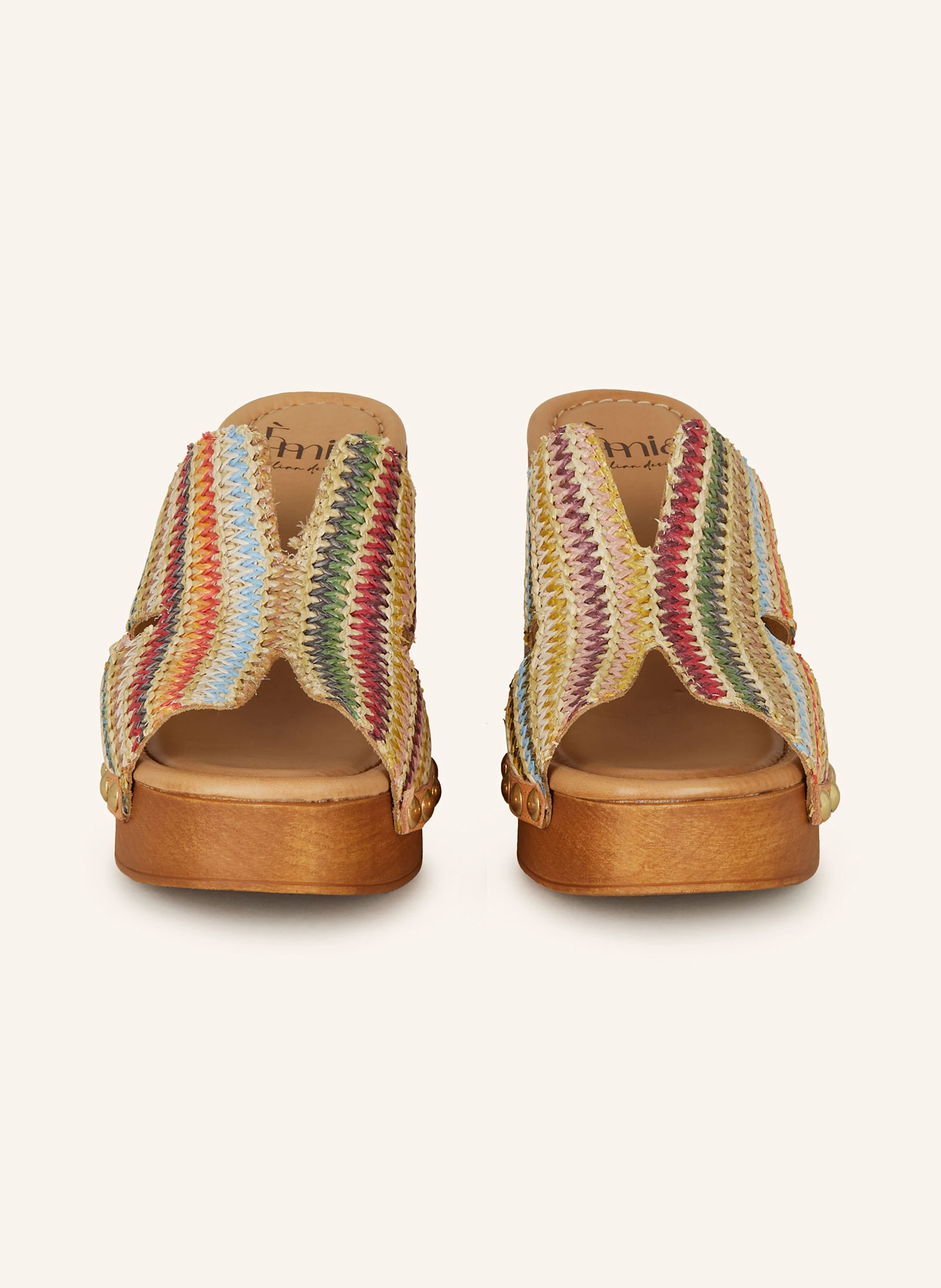È MIA Plateau-Mules mit Nieten