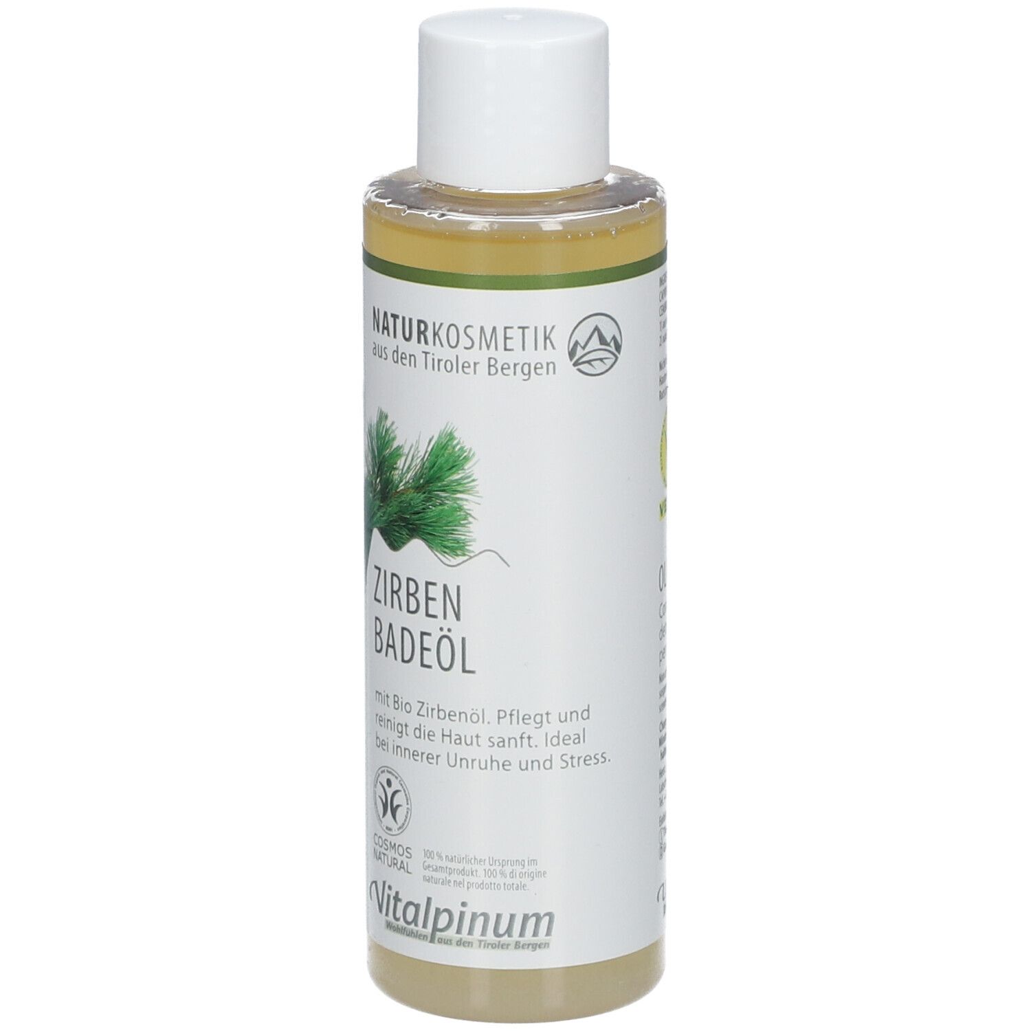 Vitalpinum Naturkosmetik Zirben Badeöl