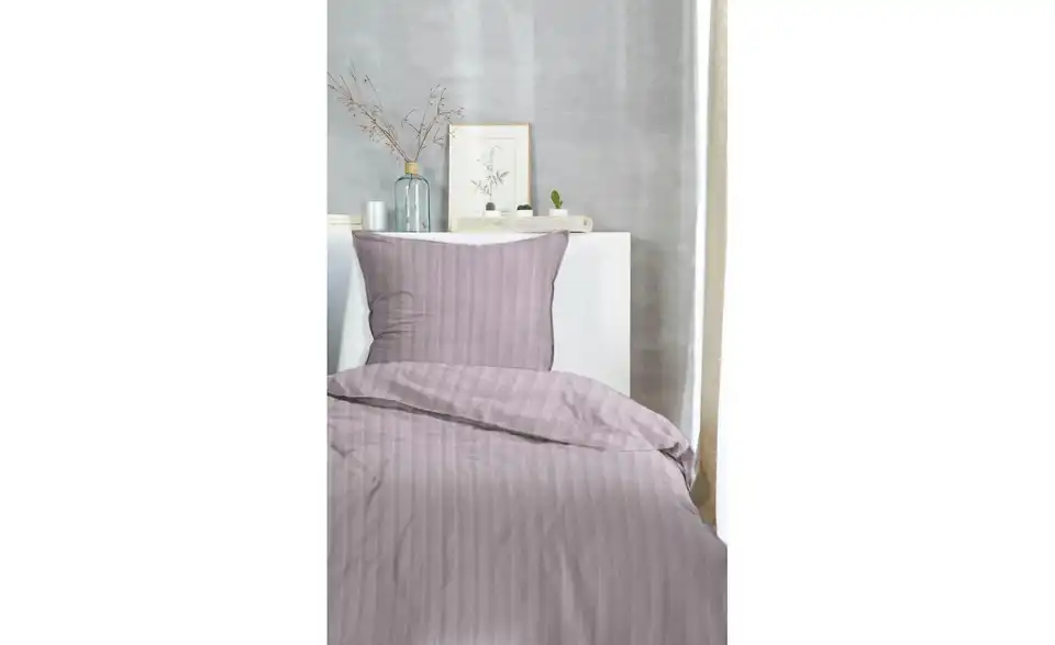 Renforcé Bettwäsche-Set Rosa 200 cm 135x200 cm 135 cm