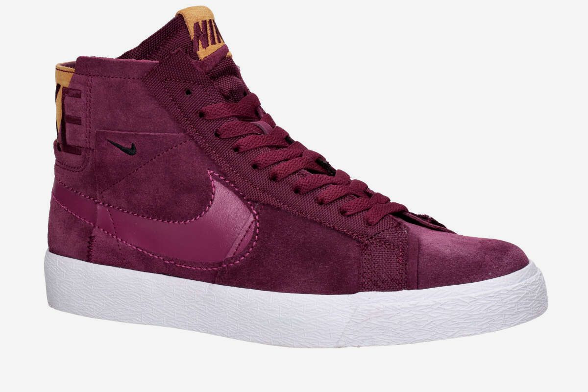 Nike SB Zoom Blazer Mid Premium Schuh (night maroon rosewood)