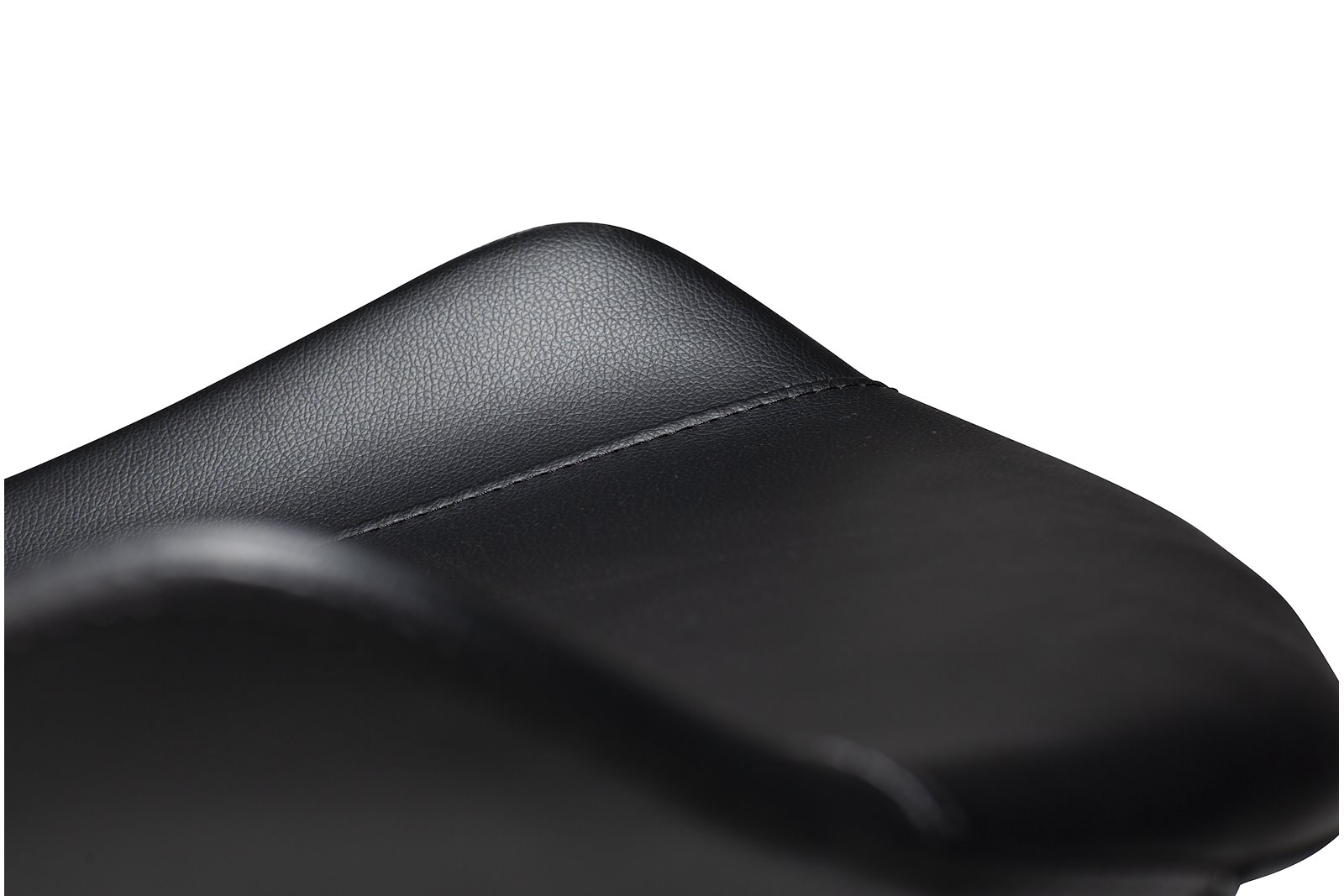 Hype spisestol PU Black Art og sorte ben.
