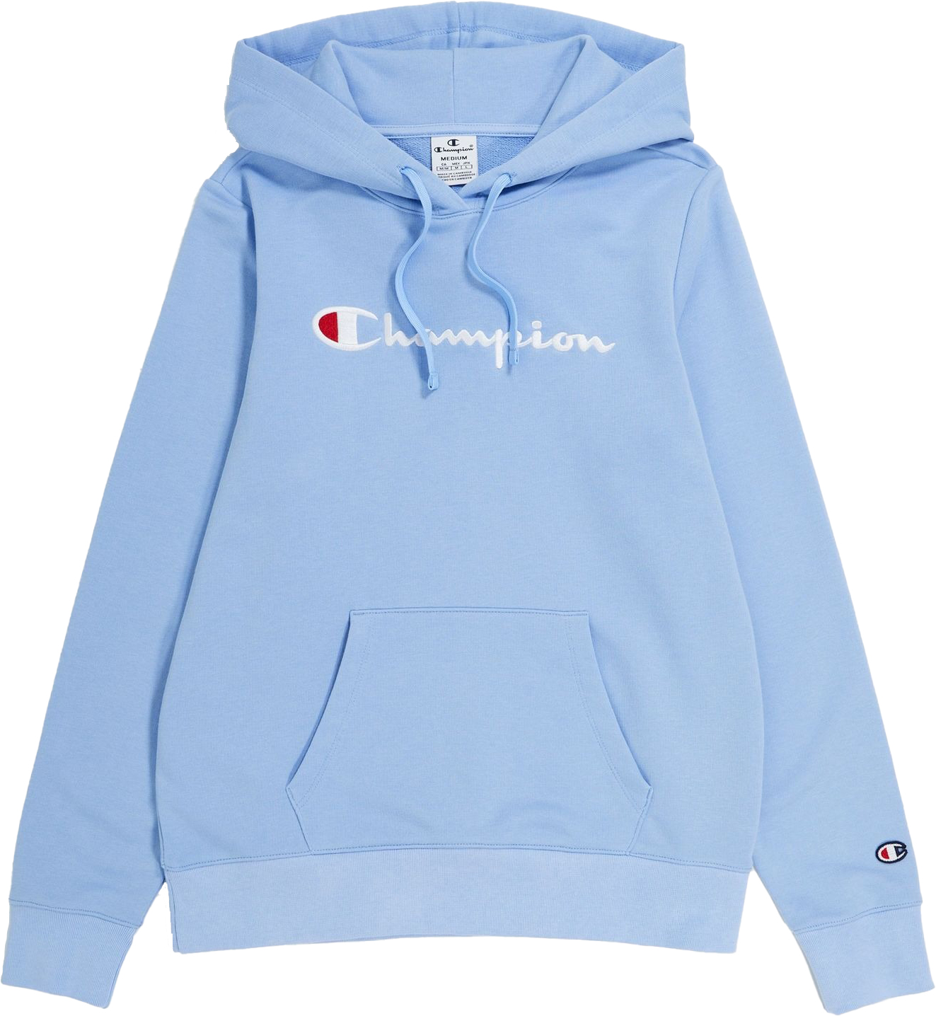 Icons Hooded Sweatshirt Large Dame Placid Blue