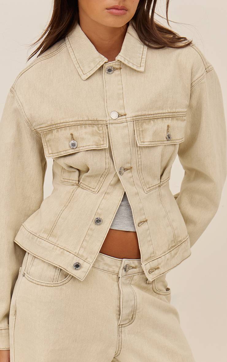 Gris Pierre Jean Droit À Taille Échancrée