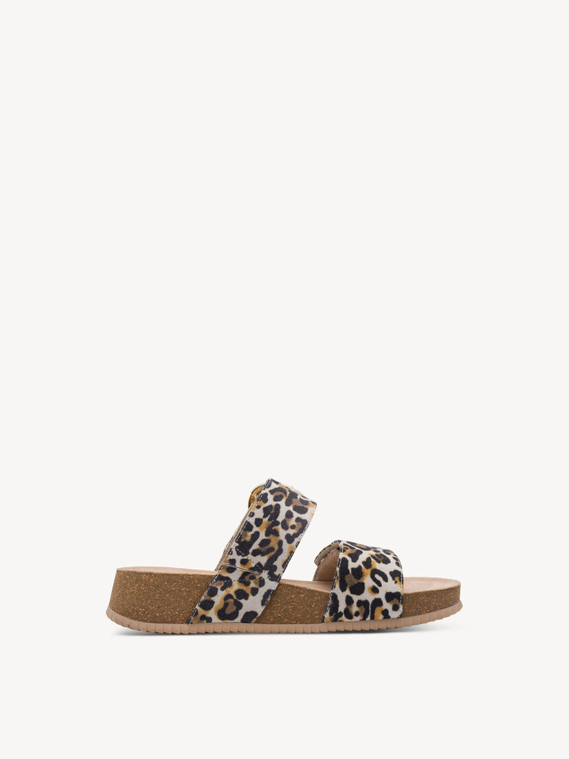 Leren Slipper - beige