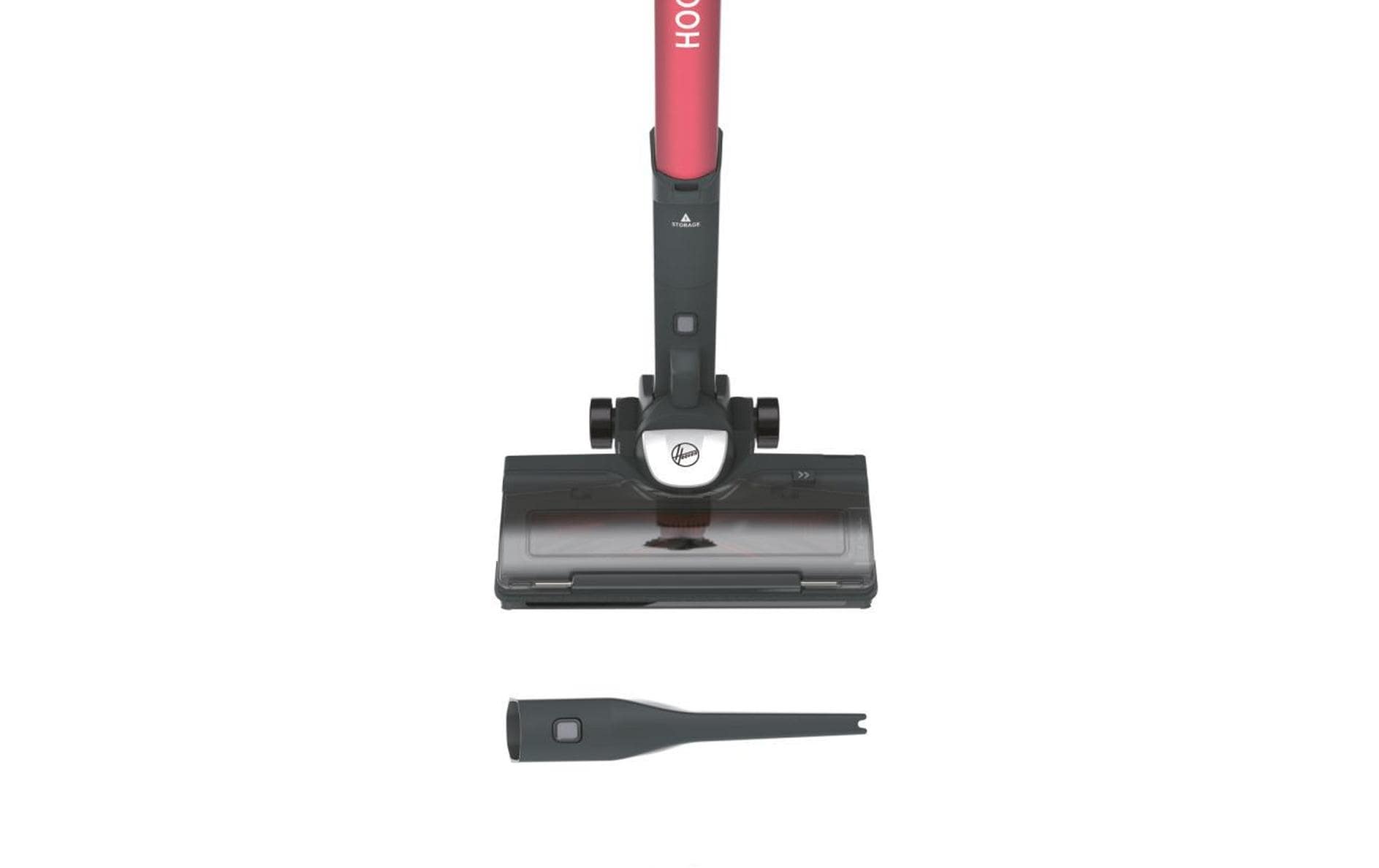 Akku-Hand- und Stielsauger HF522STH 011 Grau/Rot<br>Kompakter Besenstaubsauger ohne Kabel