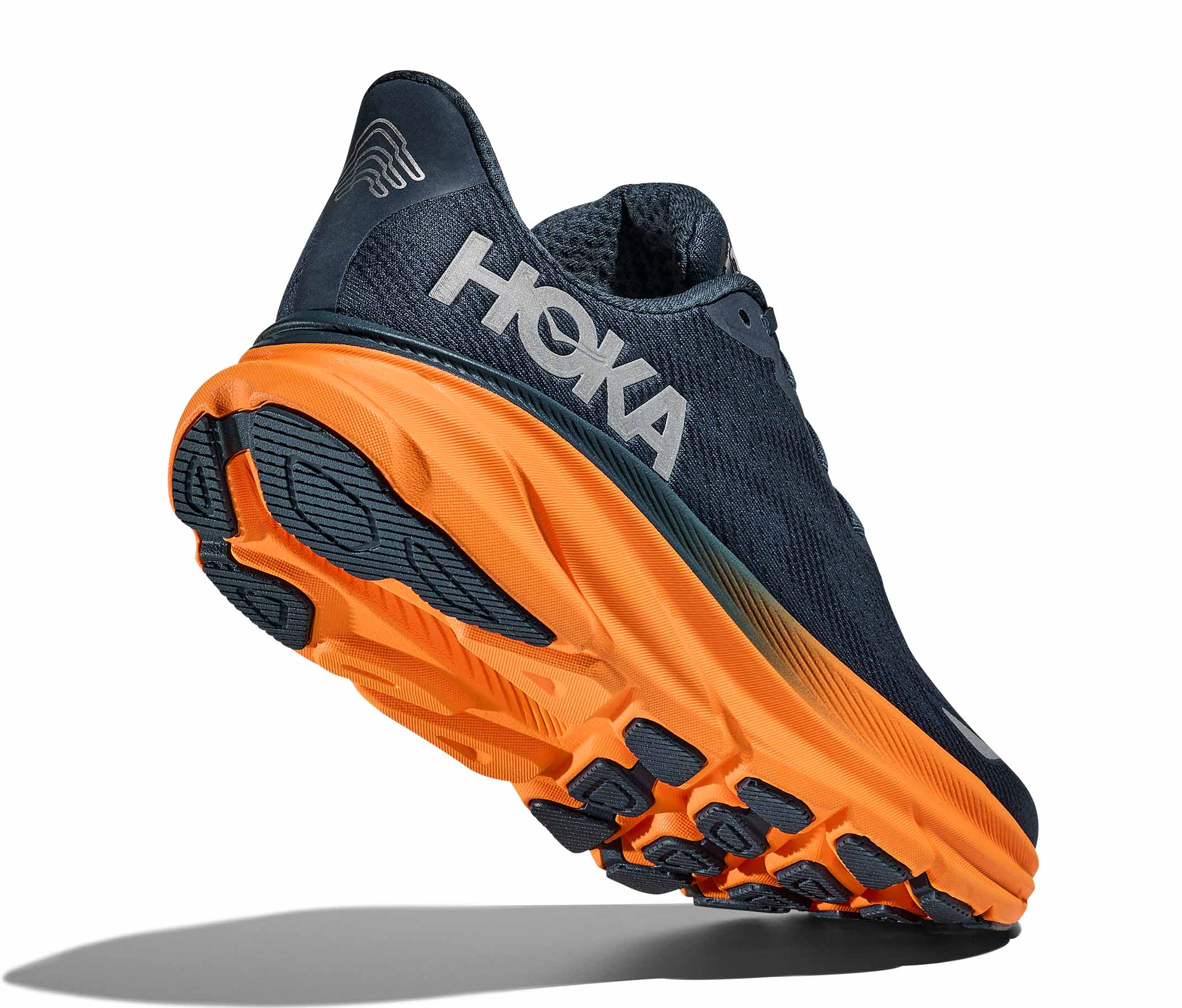 Clifton 9 GTX Herre SGZ/Stormy Skies/Orange Zest