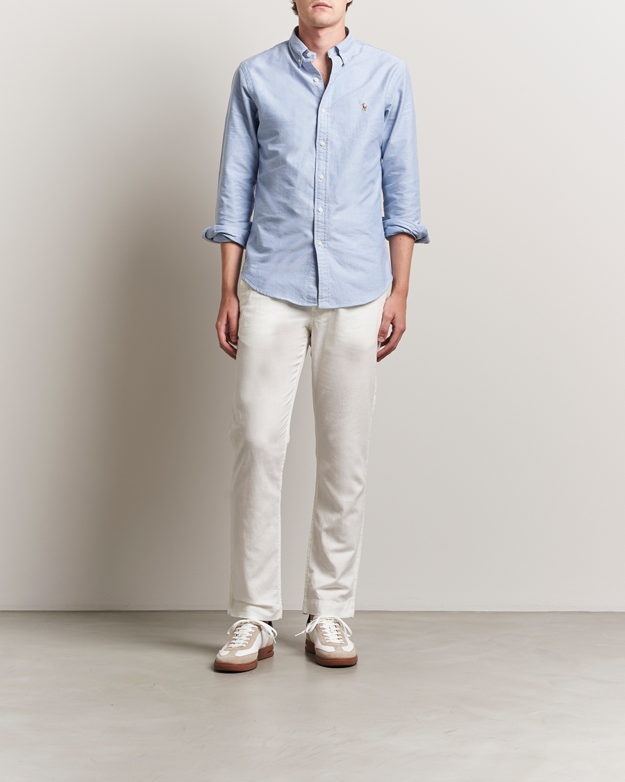 Polo Ralph Lauren Bedford Cotton/Linen Straight Fit Pants White