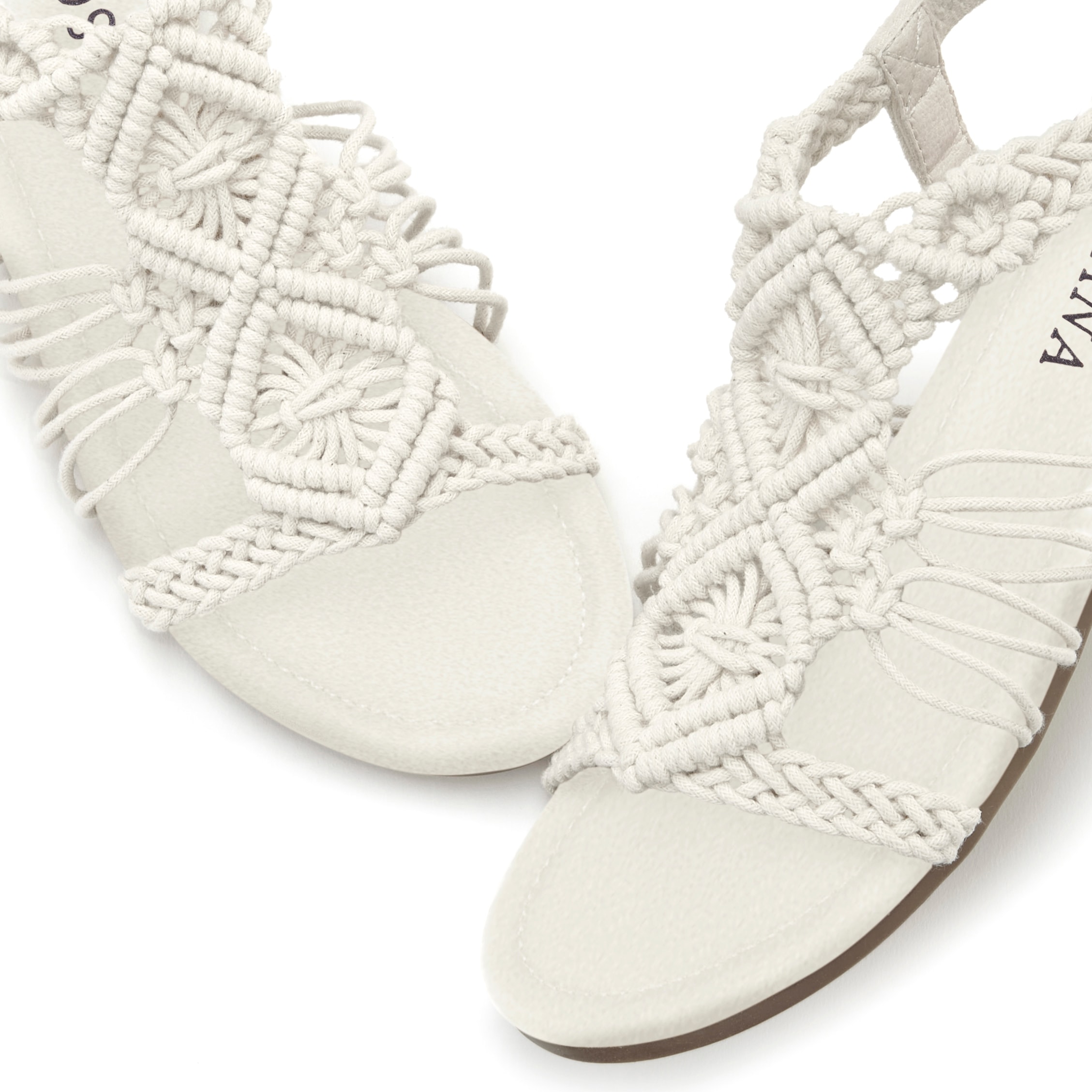 LASCANA Sandale »Sommerschuh«  Sandalette, Sommerschuh mit elastischem Riemchen VEGAN