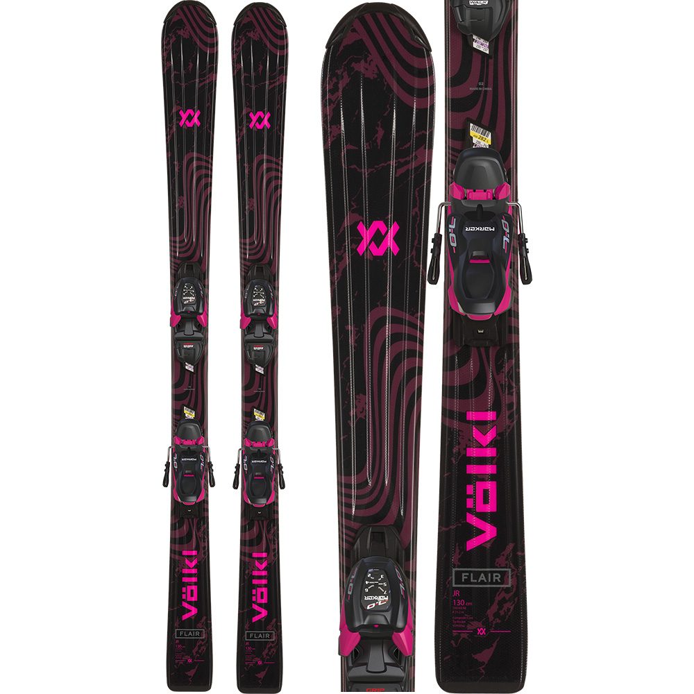 Völkl Flair JR 24/25 Kinderski inkl. 7.0 vMotion JR Bindung (140-160 cm)