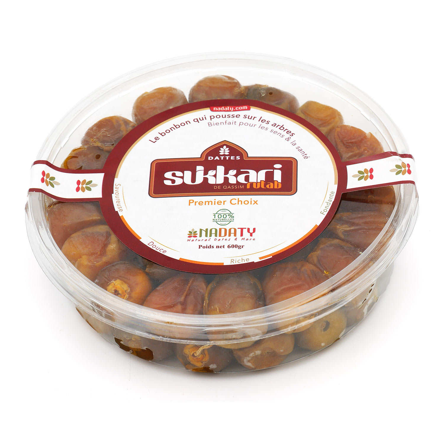Dattes fraîches Sukkari Rutab d'Arabie Saoudite