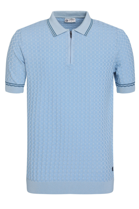 Gabbiano blauwe heren polo