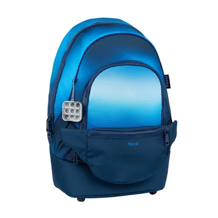 Belmil 2-IN-1 Schultasche & Gürteltasche 2-teilig Blue Navy