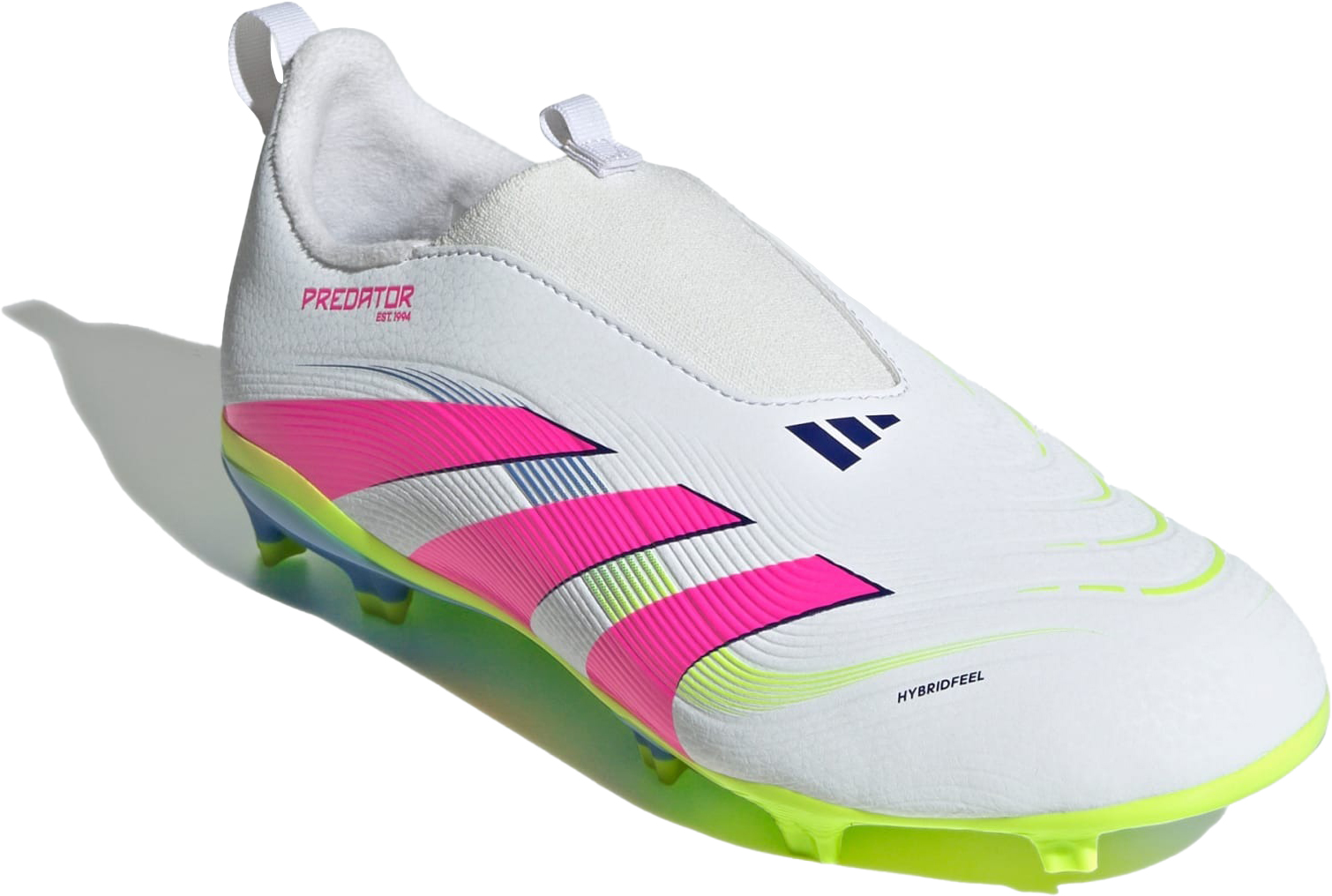 Predator League LL FG/MG Junior Cloud White/Lucid Pink/Lucid Lemon