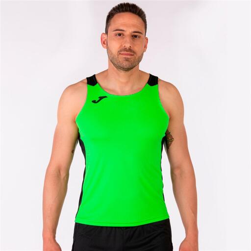 Regata Joma Record II, Verde Fluorescente, Preta