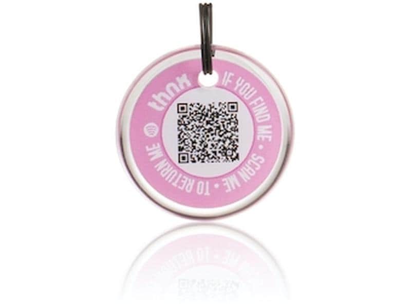 thnxtags Smart Travel Pack XL Pink Smart Tag-Set mit kostenloser und benutzerfreundlicher App