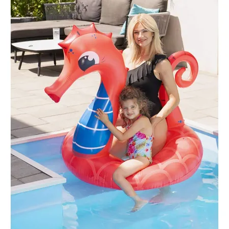 Splash & Fun Schwimmring Seepferd, 110 x 100 x 125 cm