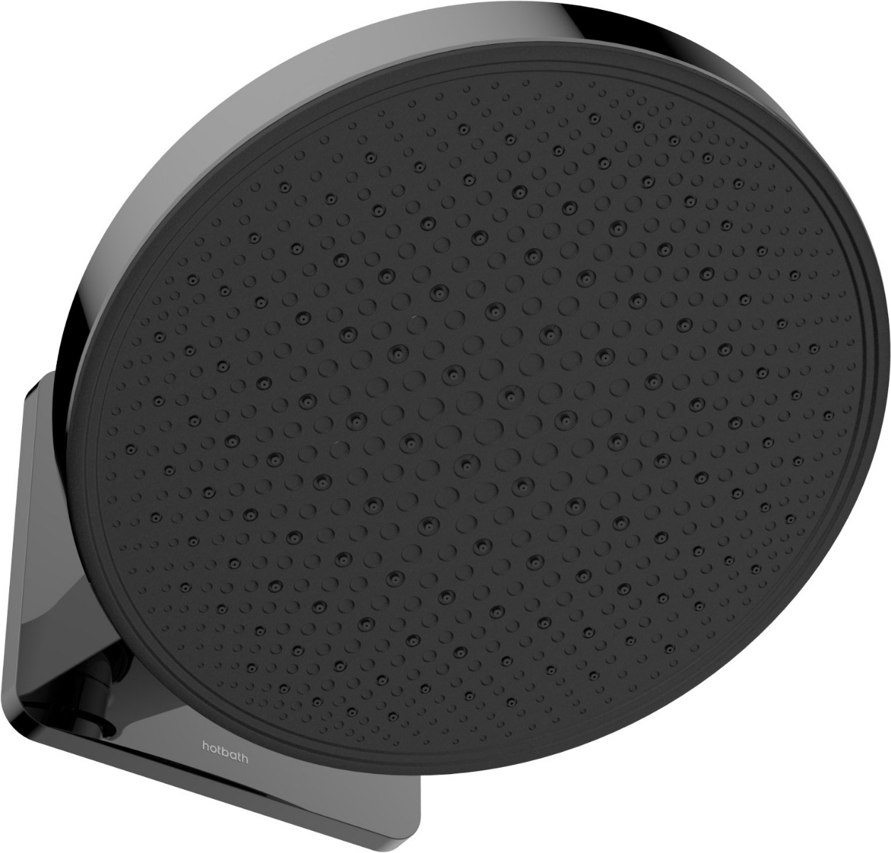 Hotbath Cobber M420 opbouw hoofddouche 30cm gepolijst zwart PVD
