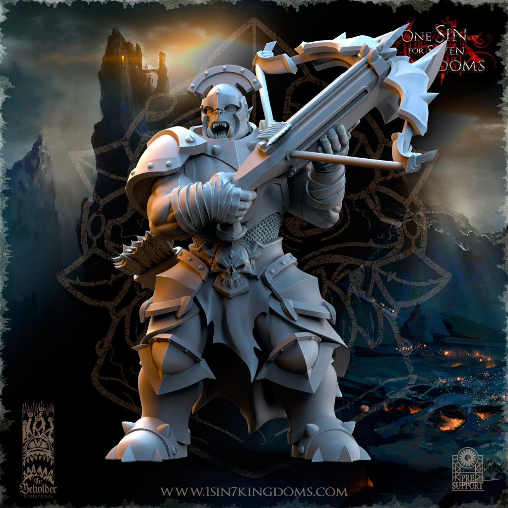 The Beholder Miniatures - Orcs - 8 Arbalétriers