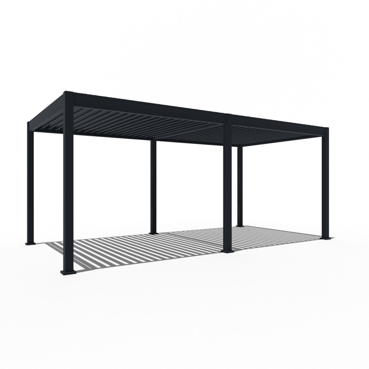 Orion Premium 300x600cm elektrische LED overkapping - antraciet