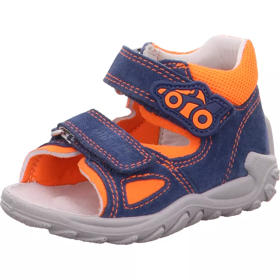 superfit Boys Sandale Flow blauorange (mittel)