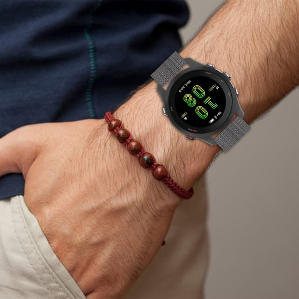 INF Klokkerem Nylon GråGarmin Forerunner 265S/255S/Venu 2S/Vivomove 3S/Vivoactive 4S, Fossil Women's Charter HR/Women's Sport, Honor S1, Nokia STEEL 3