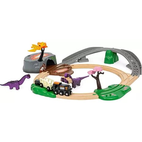BRIO togbanesæt med dinosaurer 36094