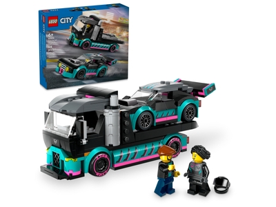 LEGO Raceauto en transporttruck (60406)