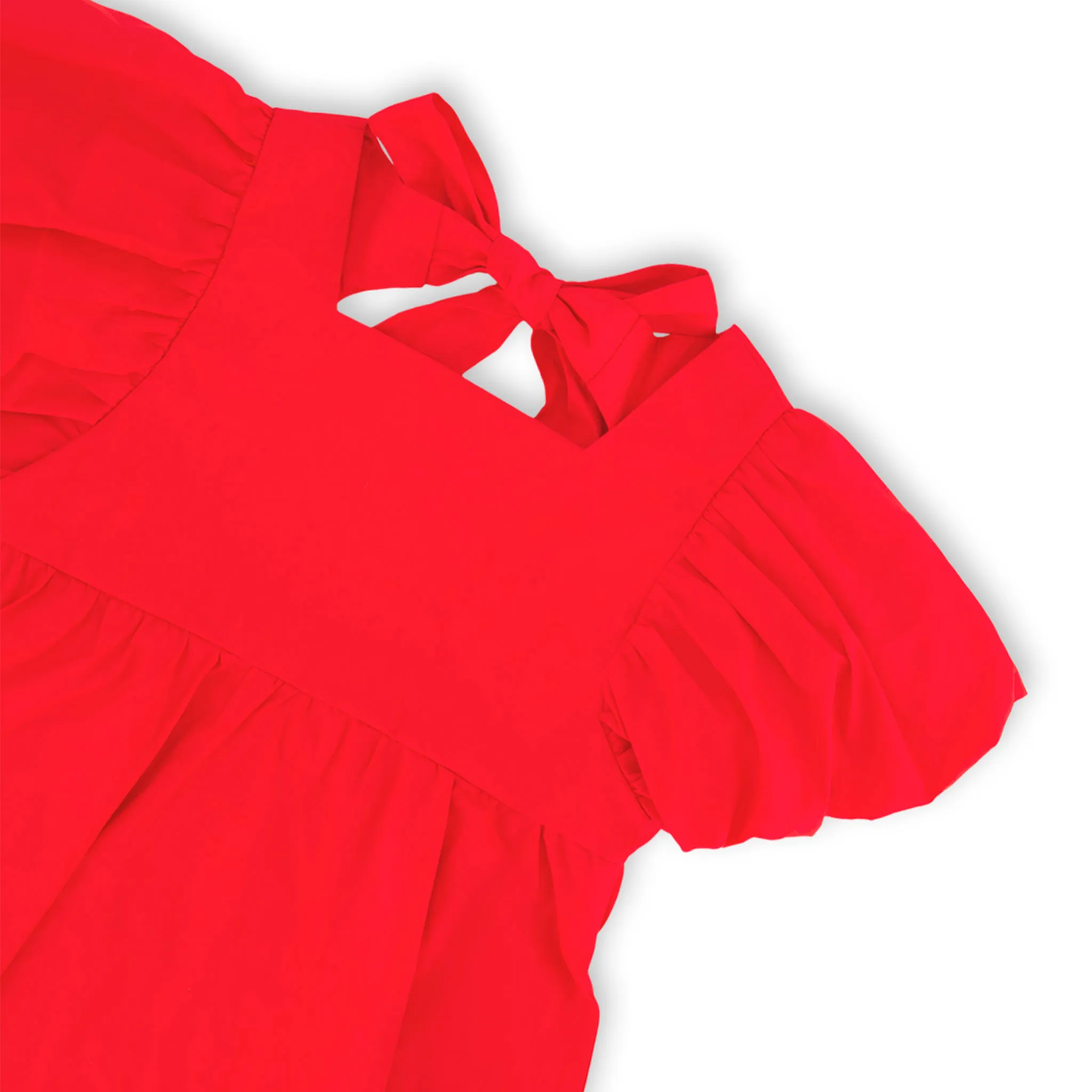 Deux par Deux Robe Fraise 3-6ans