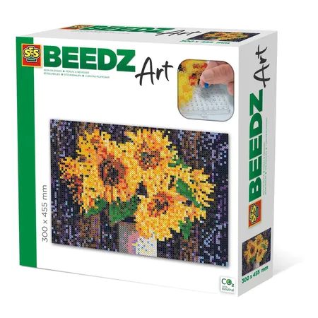 SES Creative Bügelperlen BEEDZ Art Sonnenblumen 7000er