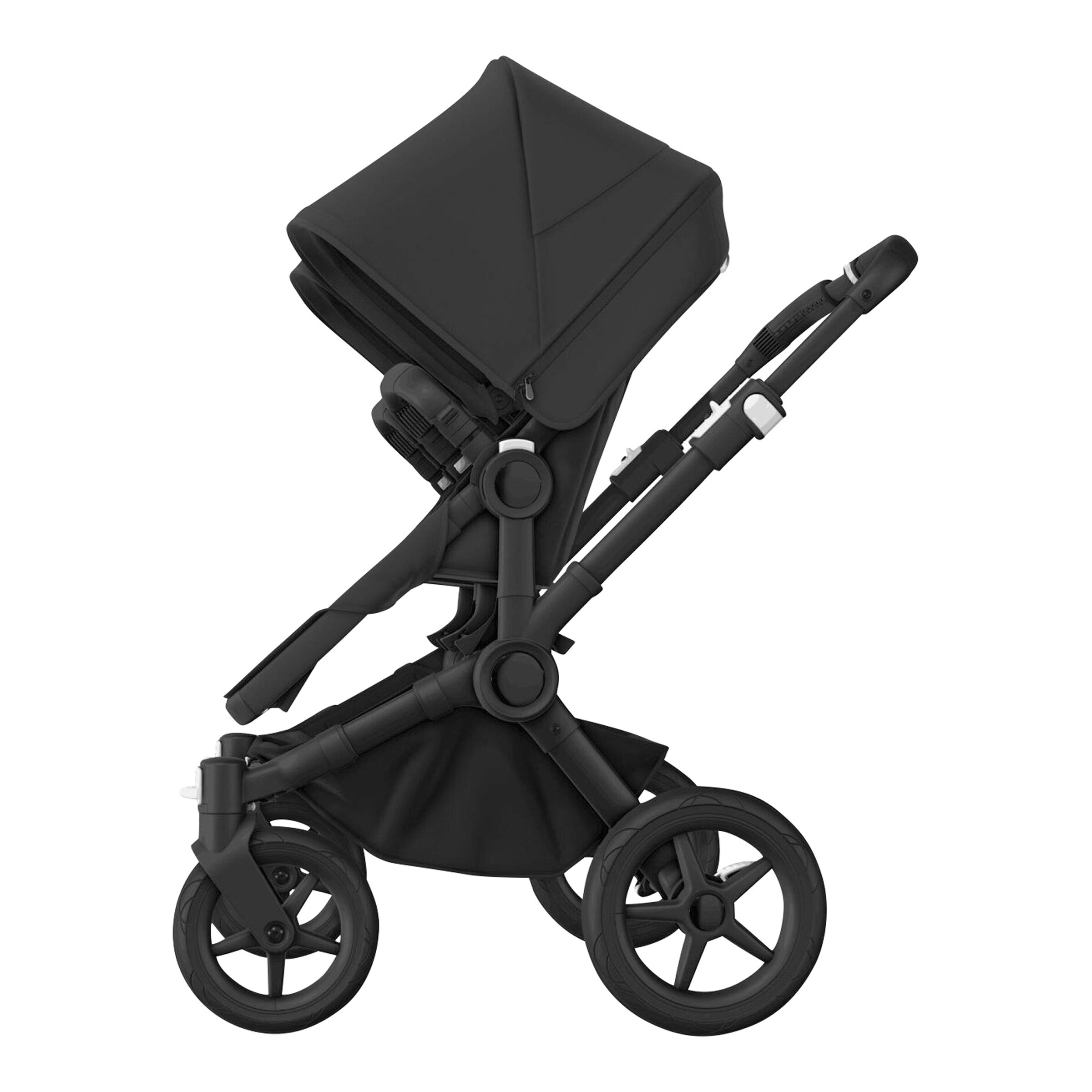 Bugaboo - DONKEY 5 Zwillings- und Geschwisterwagen Bundle Twin black / midnight black