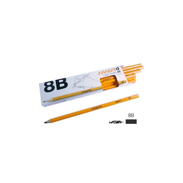 SmartD Lápis Grafite 8B Cx. 12un