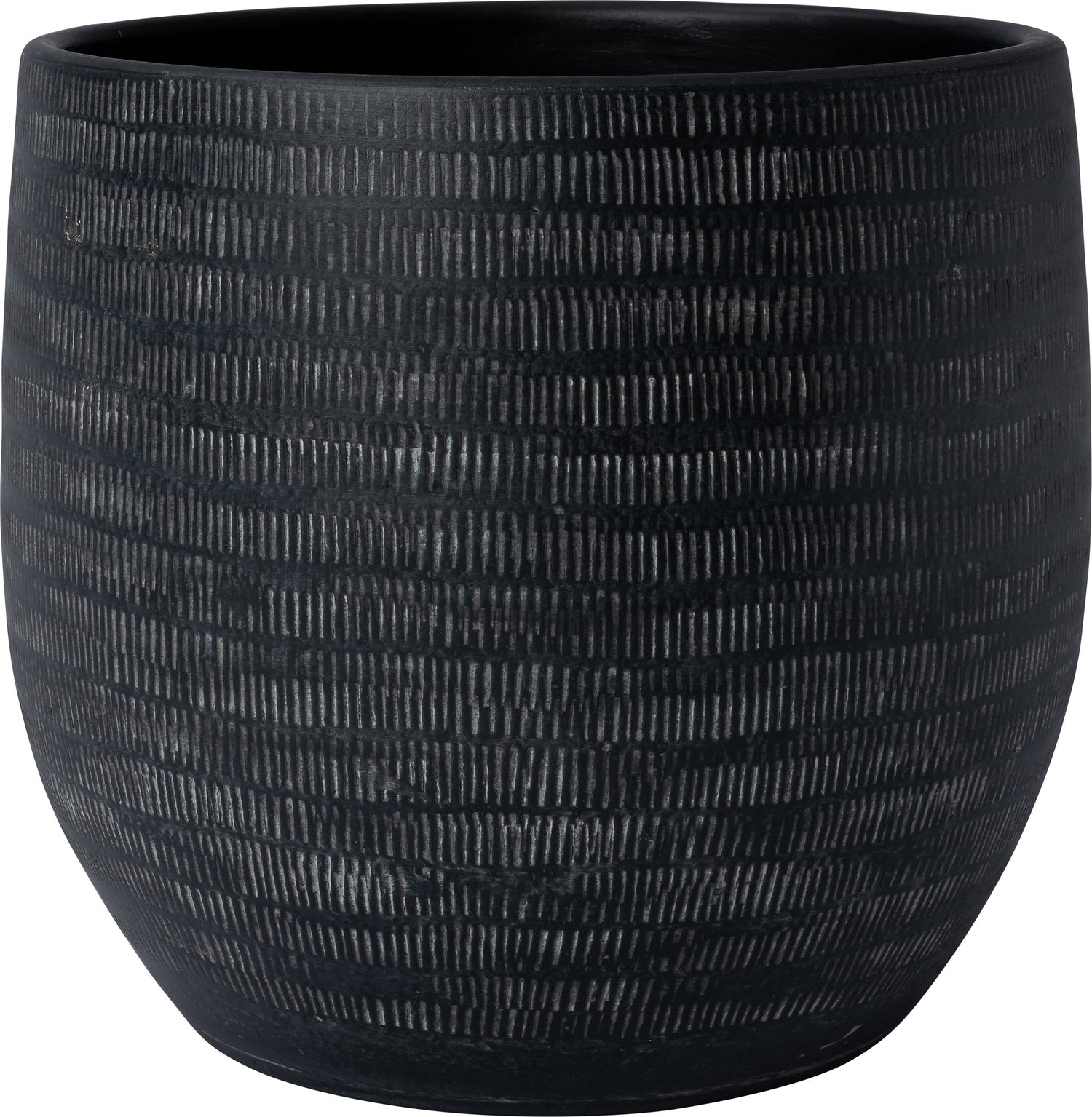 Intratuin bloempot Xanna antraciet D 27 H 25 cm