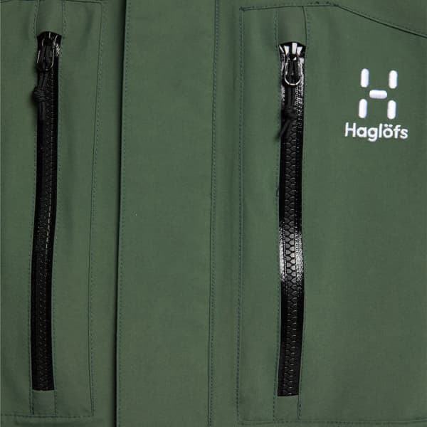 Veste ski de randonnée HAGLÖFS ELATION GORE-TEX JACKET MEN FJELL GREEN/TRUE BLACK