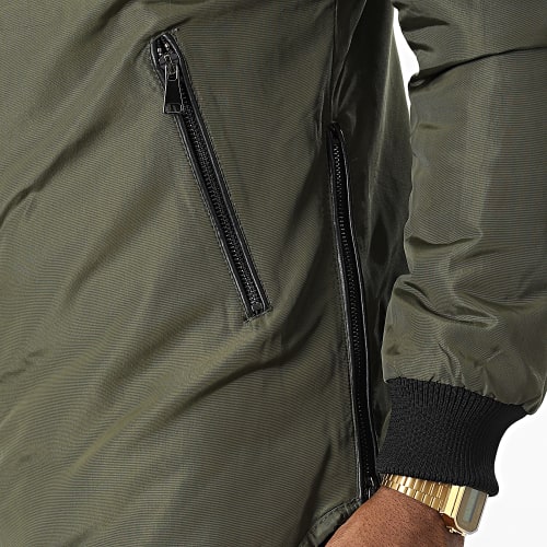 Parka Capuche Vert Kaki