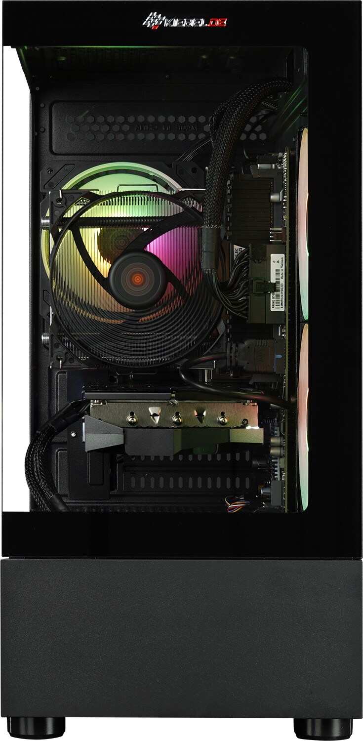 Gaming PC InvaderXS V AMD Ryzen 7 5700X, 32GB DDR4, AMD Radeon RX 7600 XT 16 GB, 2TB SSD, Windows 11