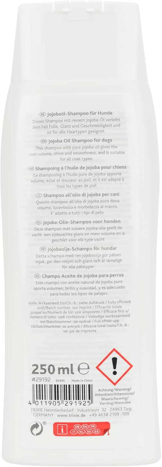 (250ml) Jojobaöl Shampoo Fell Pflege für Hunde (29192)