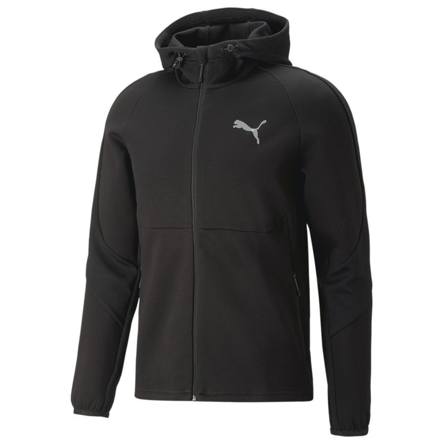 PUMA Sweat à Capuche Evostripe Full Zip - Noir/Blanc