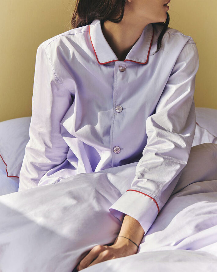 Hay Outline Pyjama L/S Shirt-S/M-Lavend