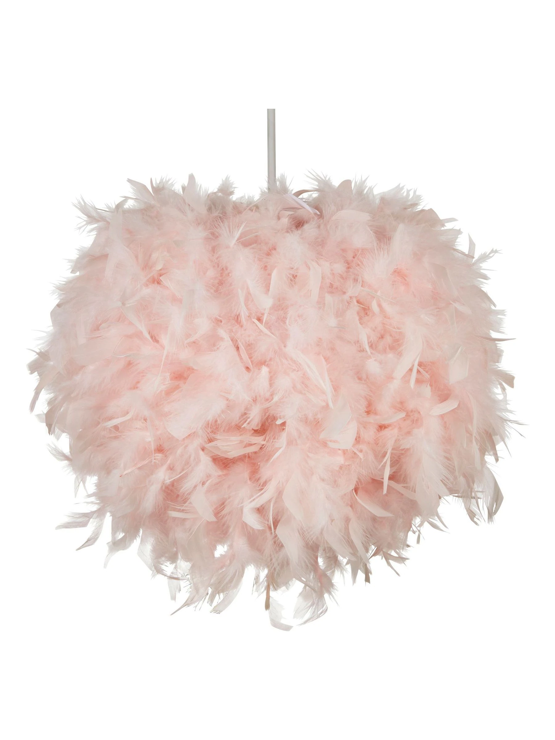 glow lampenkap met veren, 40 cm