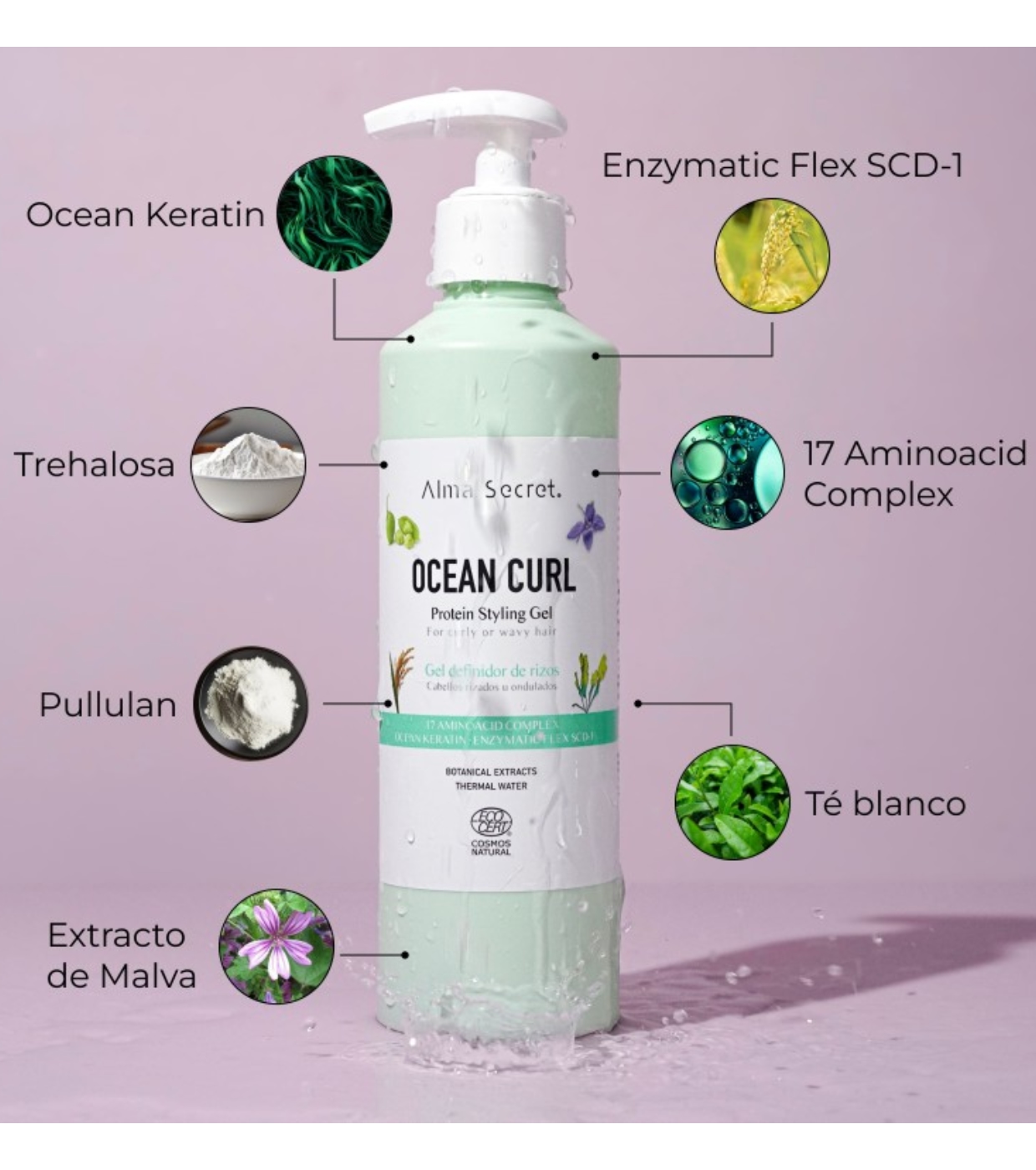 Alma Secret - Gel Definidor de Cachos Ocean Curl