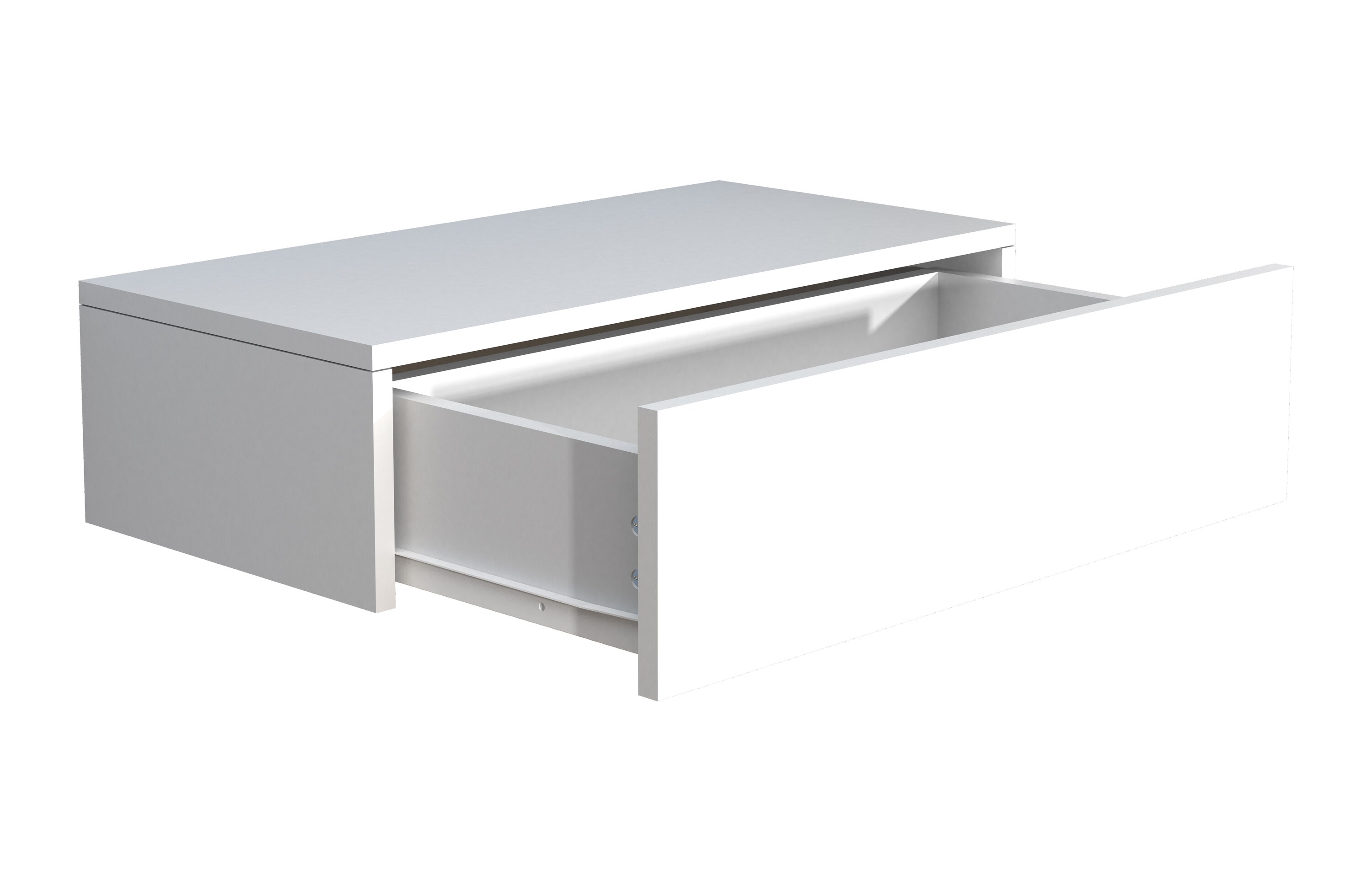 VCM Holz Wandschublade Nachtschrank Wandboard Schublade Konsole Nachttisch Usal M 60 cm