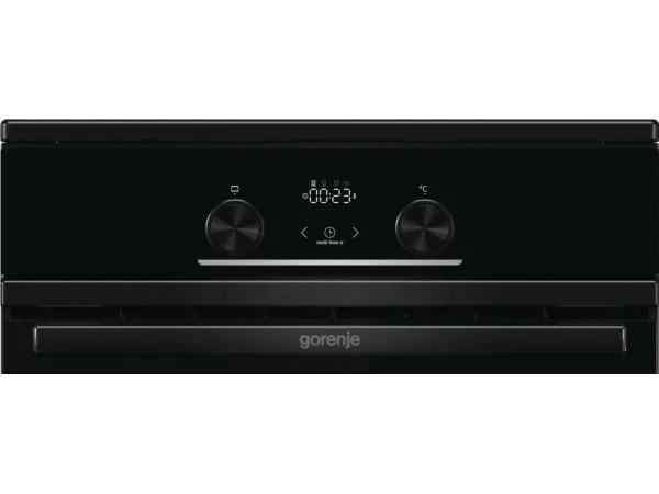Gorenje Advanced GEIT5C60BPG - Komfur - fritstående - bredde: 50 cm - dybde: 59.4 cm - højde: 85 cm - med selv-rengøring - sort