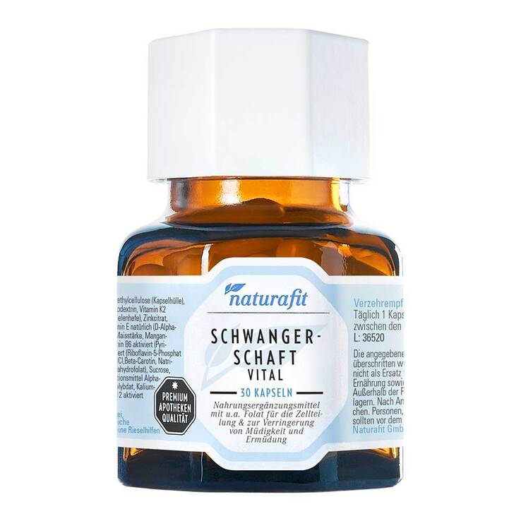 Naturafit Schwangerschaft Vital Kapseln, 30 St