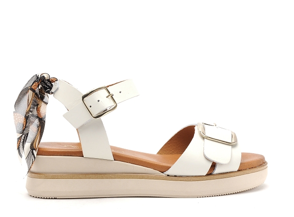 Goodstep nu pieds talons femme alisson 5142 blanc