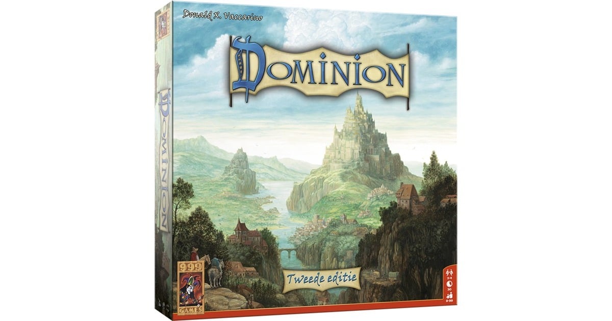 999 GamesDominion Kaartspel  (Nederlands, Tweede editie, 2-4 spelers, 30 minuten, vanaf 8 jaar)