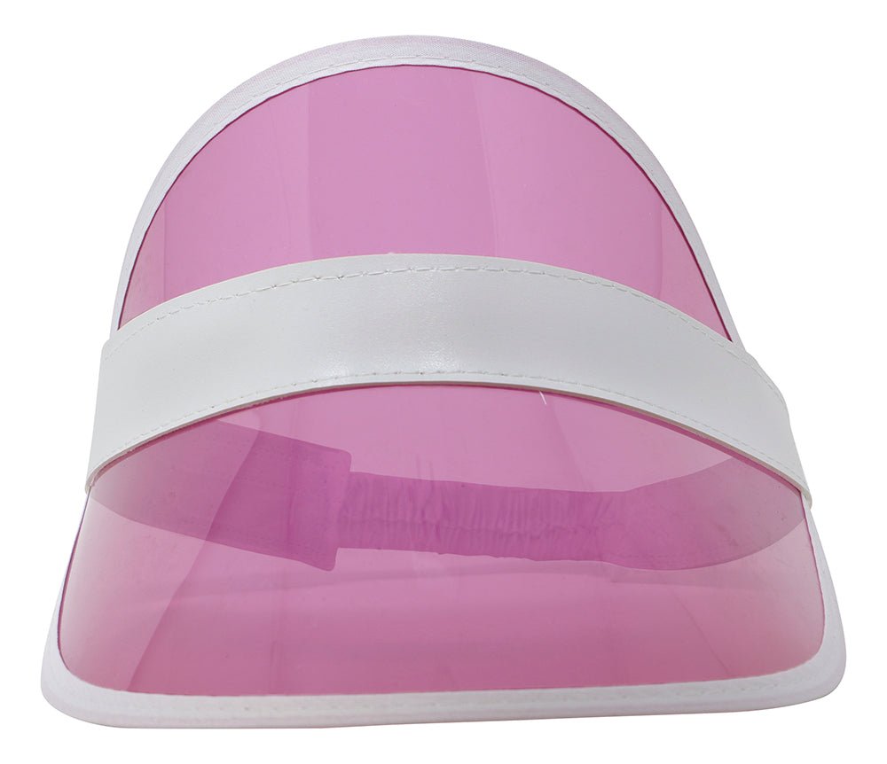 Neon 80S Zonneklep Roze 25cm