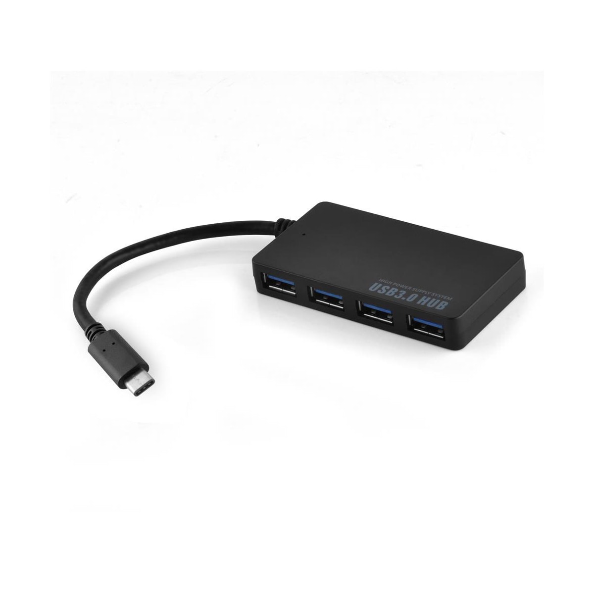 4-Port USB 3.0 USB-hub med flere grensesnitt Plug &
