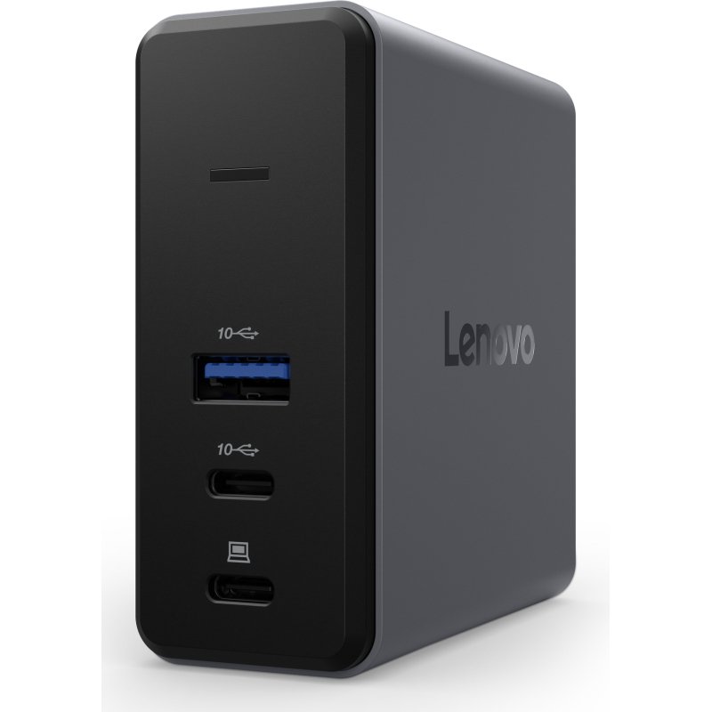 Lenovo X9 Charging GaN Dock Avec fil USB 3.2 Gen 2 (3.1 Gen 2) Type-C Gris